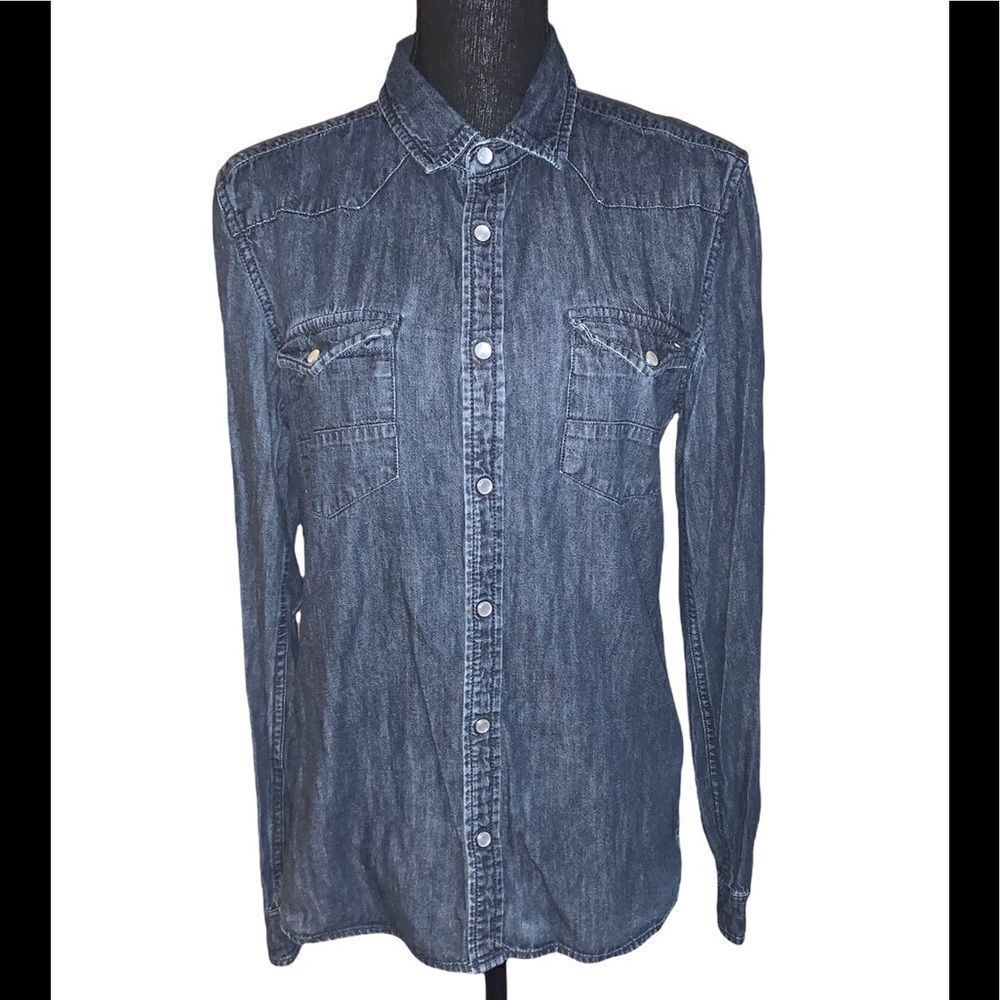 Tommy Hilfiger Denim Button Front Shirt